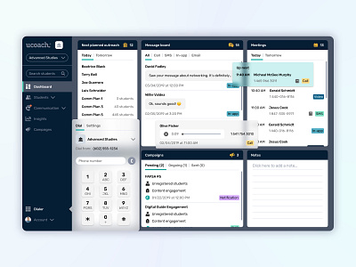 Dashboard | Student coaching app
