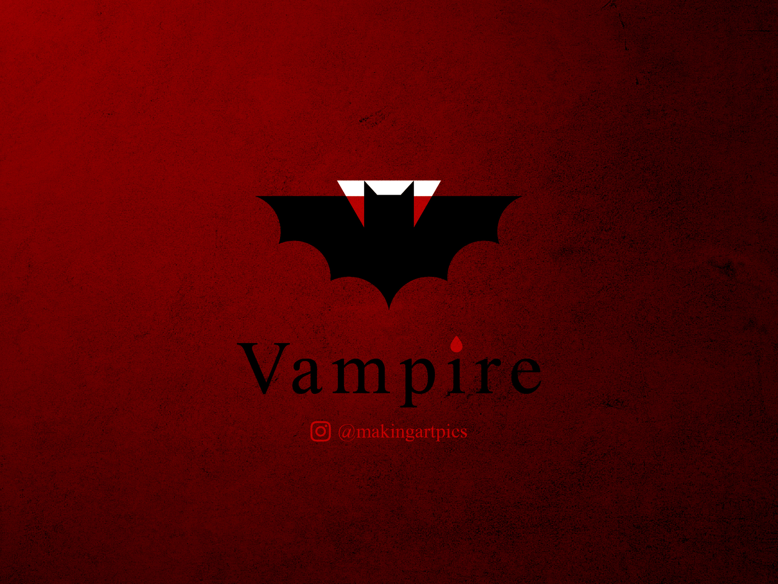 Vampire Logo Halloween by Fonsi Videns on Dribbble