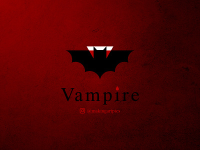 Vampire Logo Halloween art arte artist brand branding design halloween illustrator logo logotype vampire