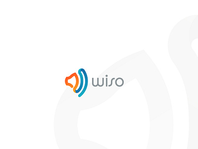 Wiso app brand branding company design graphic design logo logotipo logotype mark speaker speakers vector wi fi wifi