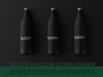 La Delfina adobe photoshop bottle label bottle mockup corporate image design logo logotype ui visual visualdesign