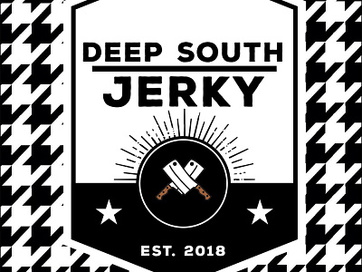 Deep South Jerky branding design graphic logo logo design small business small town