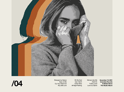 Adele 30 | Album | Minimalist 30 adele album basic design graphic minimal music three colors