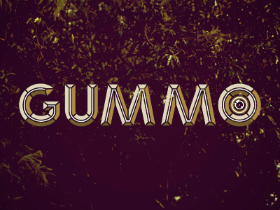 Gummo font idler logo photo typo