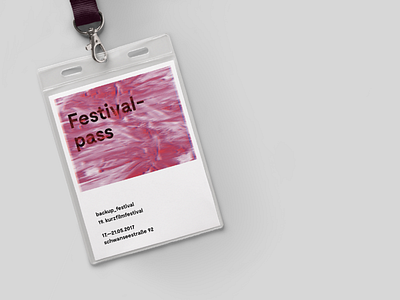 Festival Pass Draft backup card draft event festival id identity print weimar
