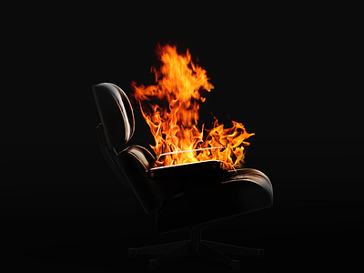 Dead Idols burn burning chair charles dead eames flame idols lounge your