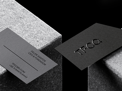 TFCO / Business Card behance behance project branding business card concrete design logo ted oliver