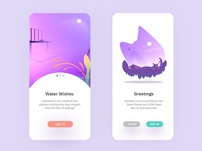 Wishes android app art best colors concept digital idea illustration illustrator most new recent scratch top trending uiux vector webdesigm