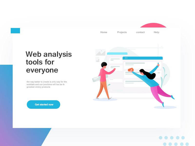 Web Analysis Illustration by Mansoor Gull ⚚ on Dribbble