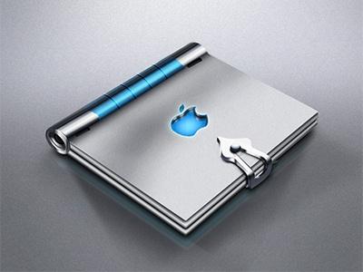 Macbook Pro 3d icon ps