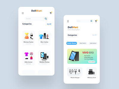 Store App Design | DollMart