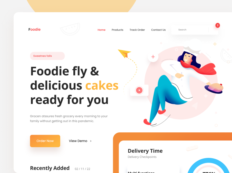 FastFood Design 2d 3d art concept idea illustration new top uiux webdesign