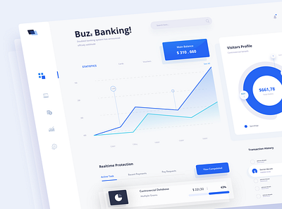 Banking Dashboard! 2022 concept dashboard idea illustration mansoor modern top ui unlikeothers ux webdesign
