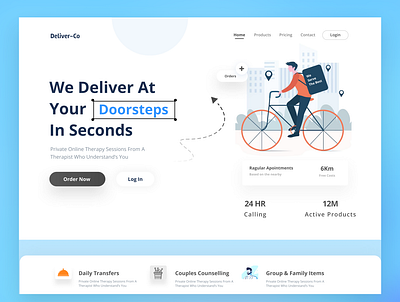 Delivery Design art concept delivery design figma idea illustration mansoor unlikeothers vector