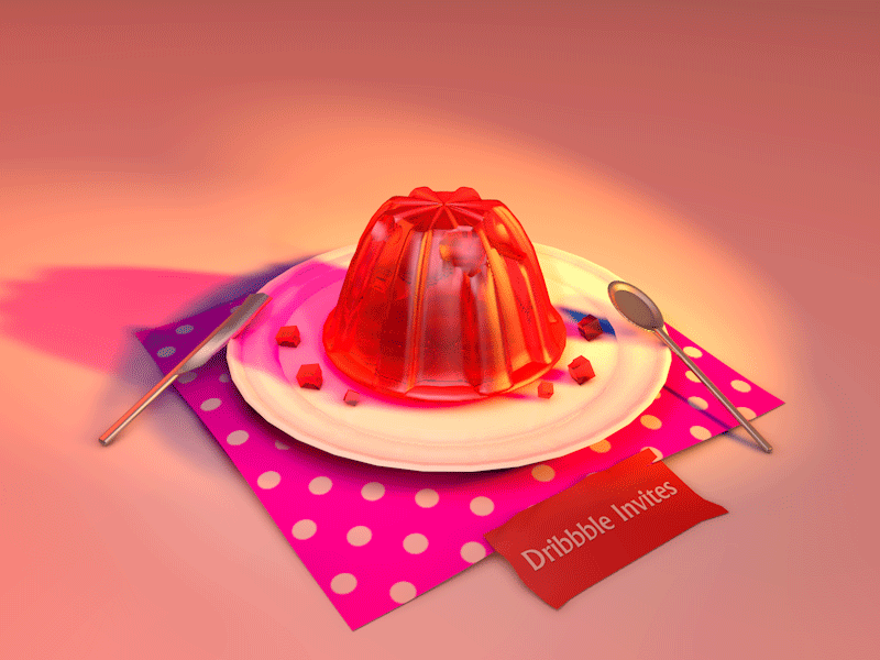 Jellu! 3d art concept design idea jelly new