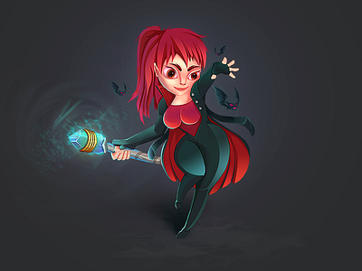 Game Character! Lina art character colors concept game girl idea