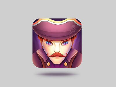 IOS Game Icon colored concept diamond game icon idea ios painted sketch