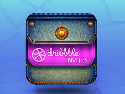 Dribbble Invite! colored concept diamond game icon idea ios painted sketch