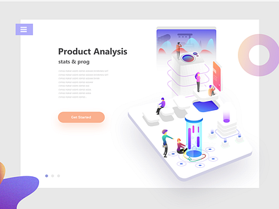 Productd Analysis web design ui ux