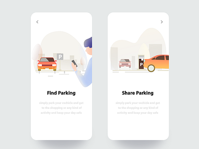 Parking App / Concept Illustration