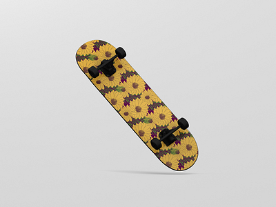 SunnyFlower Skateboard