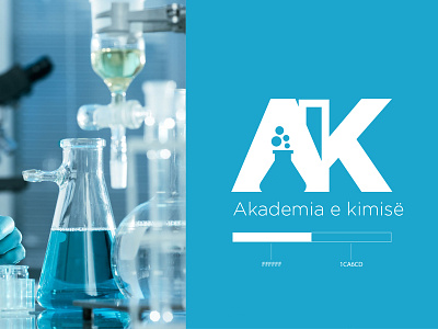 Akademia e kimise logo design