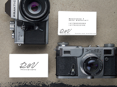 R&V Photography Business card