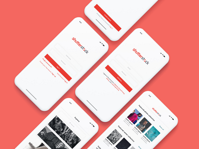 Shutterstock app redesign