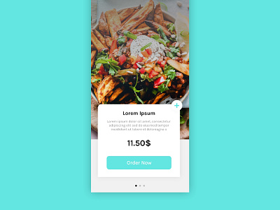 foodExpress App UI clean design minimal ui ux
