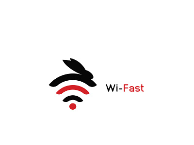 Wi-Fast logo design