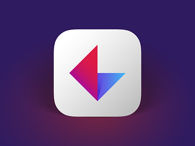 Origram app app icon app store branding design gradient icon illustration logo minimal minimalist logo origami vector web