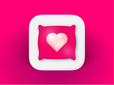 PillowChat - Chat App Icon android app icon app app icon app store chat chat app chat app icon design health health app health app icon icon ios app icon logo minimal app icon pillow pillow app pillow app icon