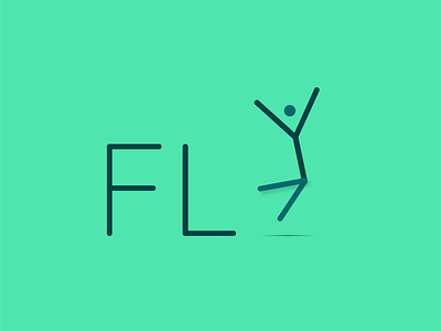 FLY logotype (Original Version) branding creative design flat flat color fly graphics identity illustration logo logomarks logotype logotype design minimal symbol icon type typography vector visual design