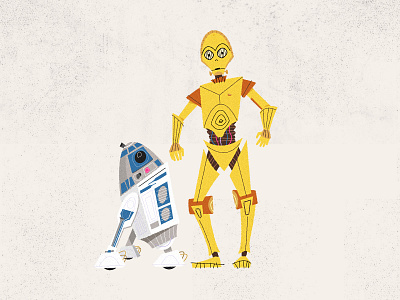 May the 4th be with you droids illustration star wars