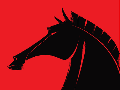 Khan disney horse illustration khan mulan