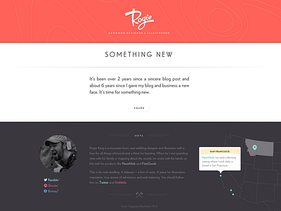 Something New design responsive rog.ie site website