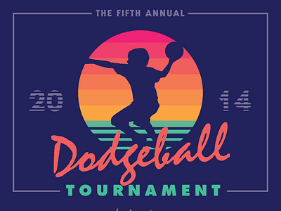 Dodgeball Poster dodgeball illustration poster