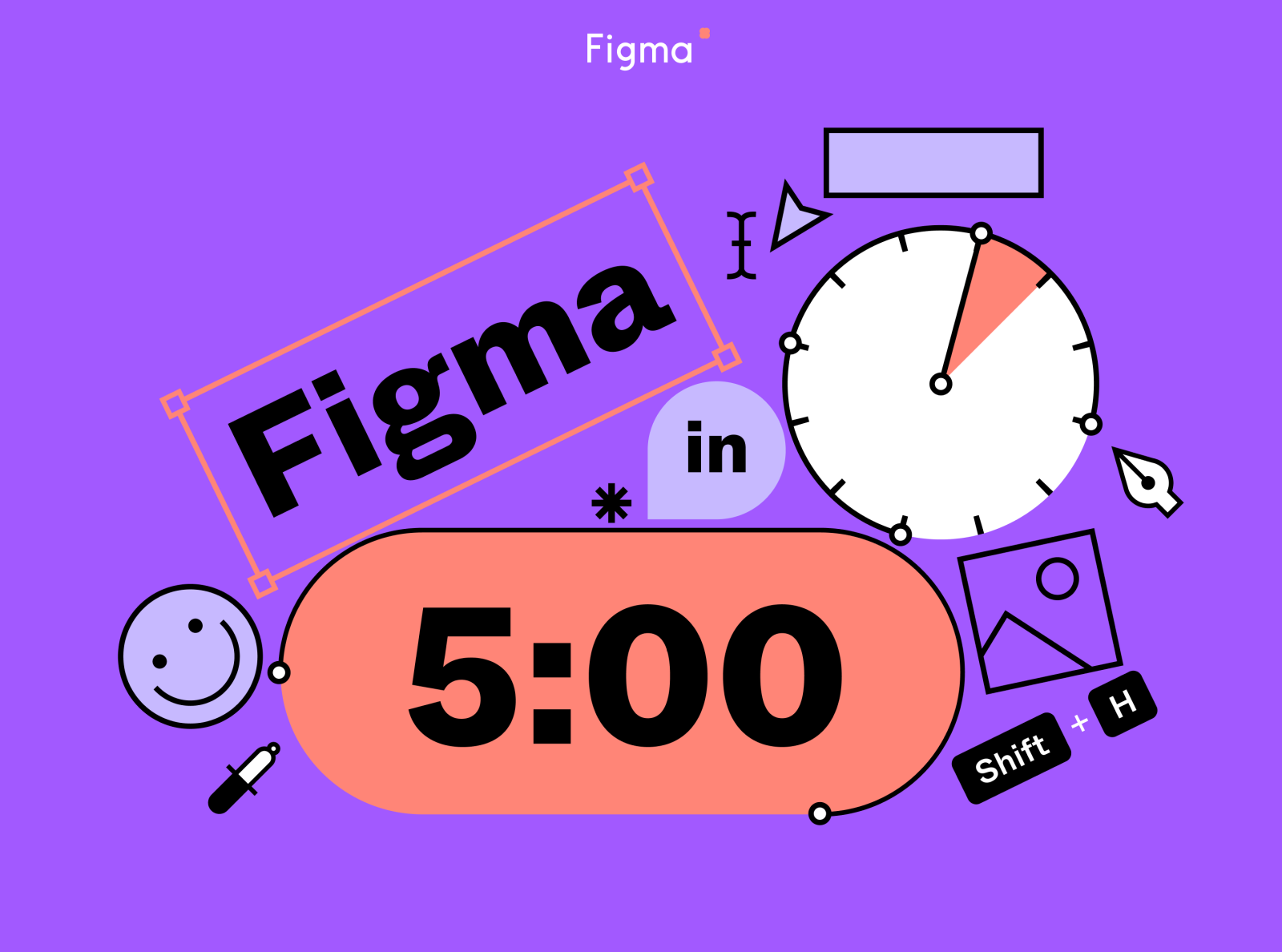 Figma in 5 vectors figmadesign figma tutorial rogie figma in 5 series figma youtube illustration