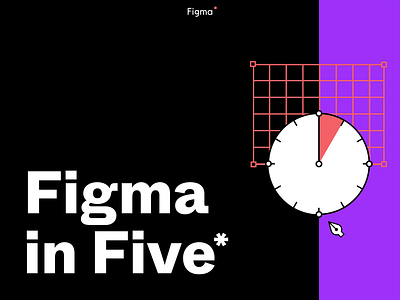 Intro Animation for Figma in Five animation bezier branding figma figma in 5 illustration vectors