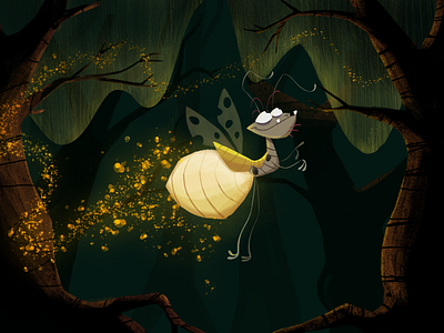 Be a Light art disney firefly illustration ray