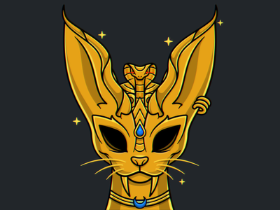 Grim Syndicate: Golden Faelon art cat character daemon faelon grim syndicate illustration