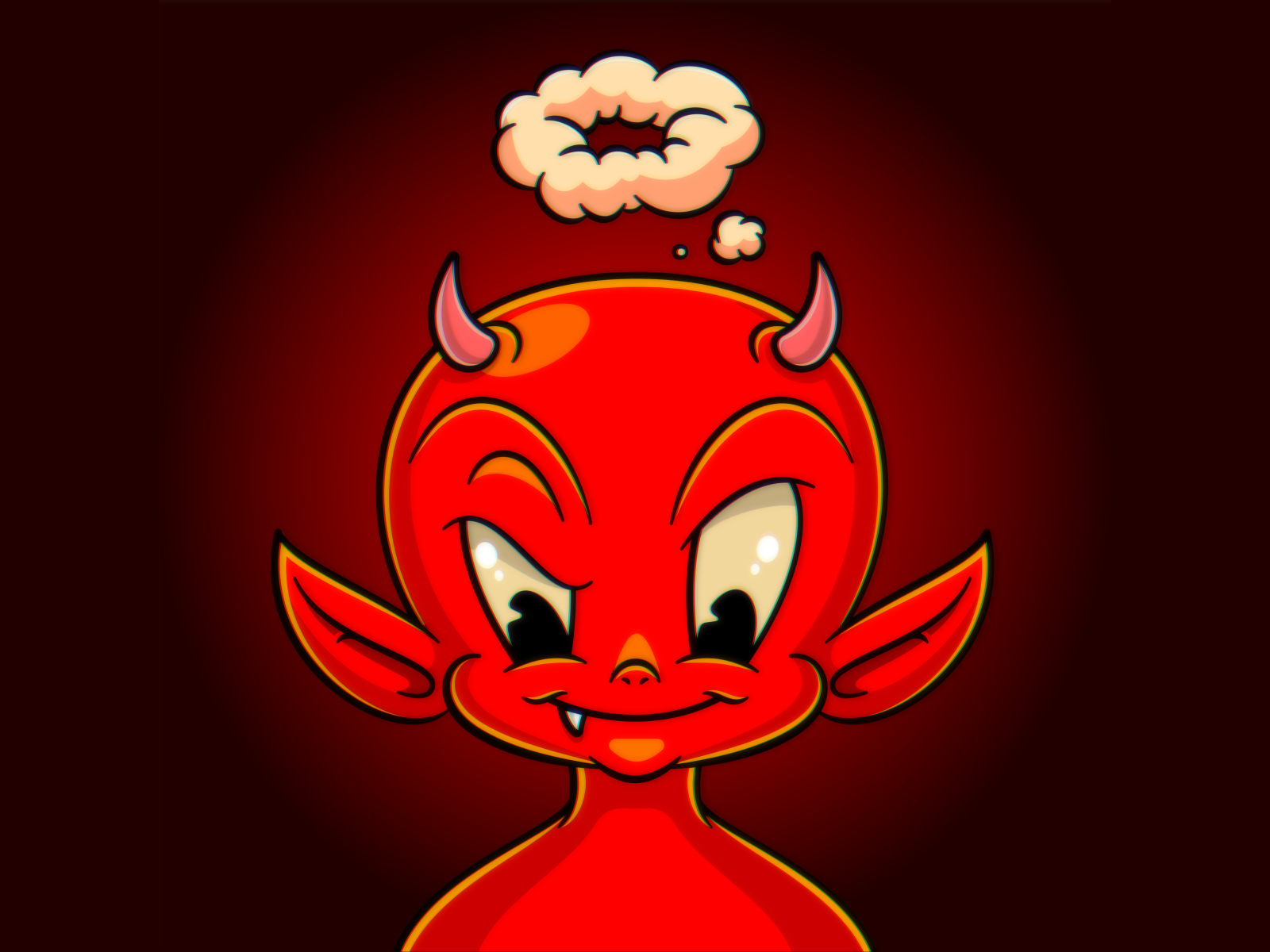 Grim Syndicate: Wee Devil o' Chaos art character characterdesign demon devil disney grim syndicate illustration retro vintage