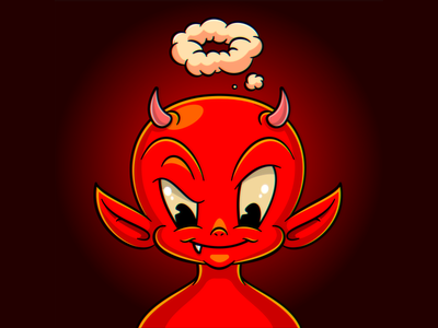 Grim Syndicate: Wee Devil o' Chaos art character characterdesign demon devil disney grim syndicate illustration retro vintage