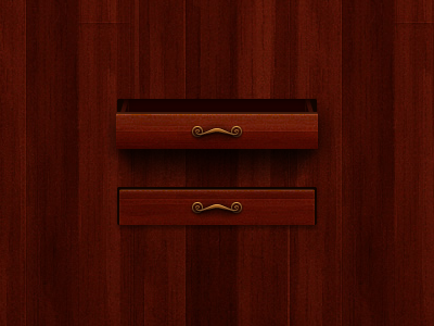 Drawers drawers realism wood