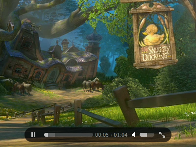 HTML5 Pure CSS Video Player css html5 snuggly duckling