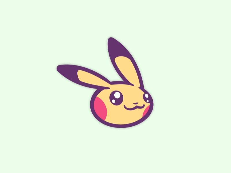 Pikachu [ANIMATED] animation art icon illustration pikachu pokemon pokemongo sticker