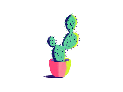 Cactus Digital Painting