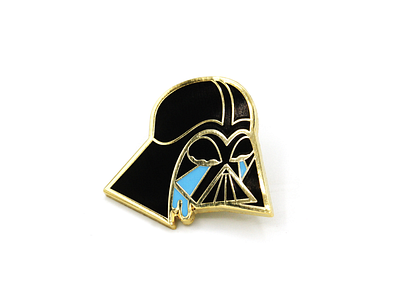 Tears of the Dark Lord Enamel Pin art darth vader enamel pin illustration pin star wars