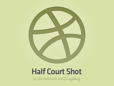 Half Court Shot Release 1.0 dribbble embed half court shot javascript plugin widget