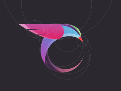 Bird logo concept bird logo magpie tropical